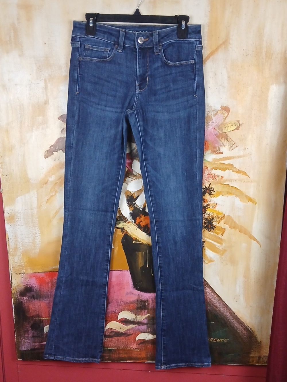 American Eagle Skinny Kick Next Level Stretch Jeans Size 6 X-Long